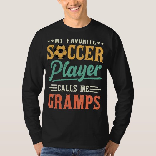 Mijn favoriete Speler van de Voetbal roept me Vint T-shirt (Voorkant)