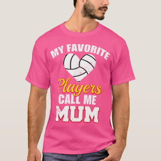 Mijn favoriete spelers noemen me mam grappig volle t-shirt