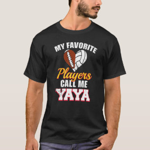 Mijn favoriete spelers noemen me Yaya Football Vol T-shirt