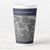 Mijn favoriete spinningcoach latte mok (Voorkant)