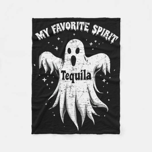 Mijn favoriete Spirit Tequila Drink Ghost Hallowee Fleece Deken (Voorkant)