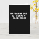 Mijn favoriete sport volgt mijn online bestellinge kaart (Gele Bloem)