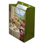 Mijn favoriete stoel, kat medium cadeauzakje (Achterkant Gekanteld)