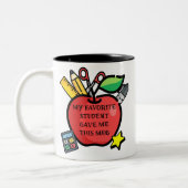 Mijn favoriete student gaf me dit Mok leraarscadea (Links)