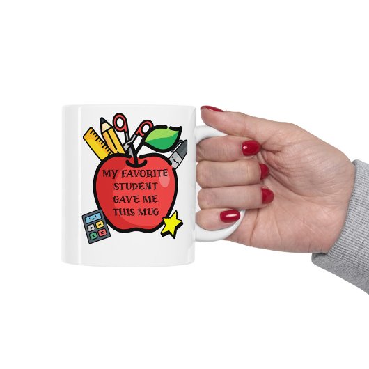 Mijn favoriete student gaf me dit Mok leraarscadea