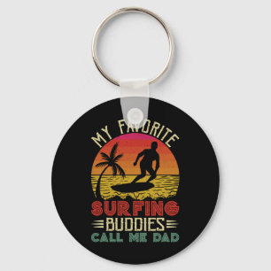 Mijn favoriete surfvrienden noemen me papa fa sleutelhanger