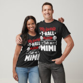 Mijn favoriete T-Ball speler roept me Mimi Moeder T-shirt (Unisex)