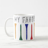 Mijn favoriete T-shirt Cup Golf Gift Koffiemok (Links)
