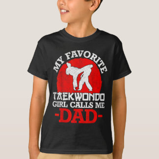 Mijn favoriete Taekwondo-meisje noemt me papa - va T-shirt