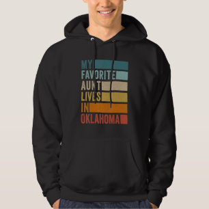 Mijn favoriete tante woont in Oklahoma Vintage Hoodie