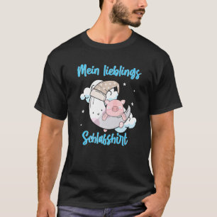 Mijn favoriete Teacup Pig Mini Pig Moon Sleep T-shirt