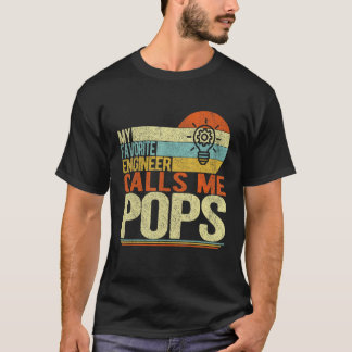 Mijn favoriete technicus noemt me Poppen Vaderdag T-shirt