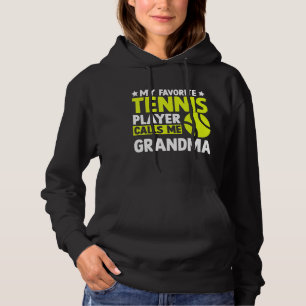 Mijn favoriete tennis noemt me Moederdag oma Hoodie