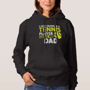 Mijn favoriete tennis noemt me vader Vaderdag 2 Hoodie