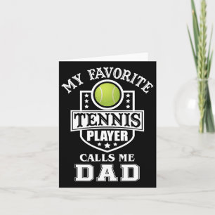 Mijn favoriete tennisspeler noemt me papa bijpasse kaart