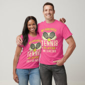 Mijn favoriete Tennisspeler roept me vader op een T-shirt (Unisex)