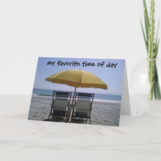 MIJN FAVORIETE TIJD VAN DAGTIJD MET U FEESTDAGEN KAART (Voorkant)