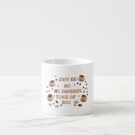 Mijn favoriete tijd van de dag: Espresso Mok (Voorkant)