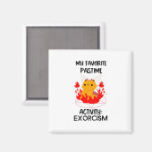 Mijn favoriete tijdactiviteit: EXORCISM - zwarte t Magneet (Voorkant / Achterkant)