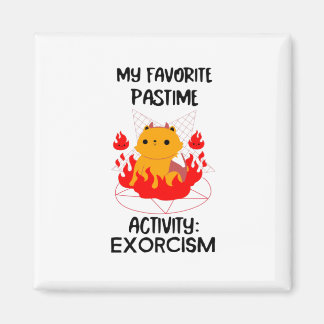 Mijn favoriete tijdactiviteit: EXORCISM - zwarte t Magneet