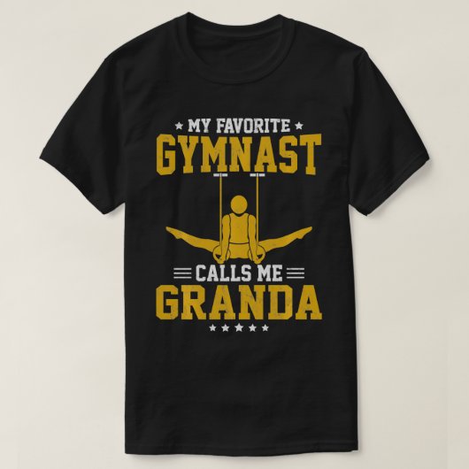 Mijn favoriete turner noemt me Granda 1 T-shirt (Design voorkant)