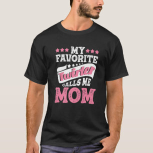 Mijn favoriete Twirler noemt me mam Dansende Baton T-shirt