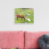 "Mijn favoriete" uitgerekte canvas print (Insitu (Woonkamer))
