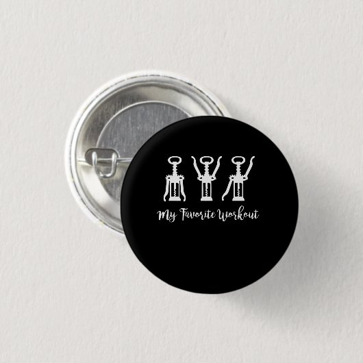 Mijn favoriete uitloopwijngaard ronde button 3,2 cm (Voorkant /achterkant)