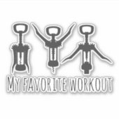 Mijn favoriete uitvinding van Wine Tumbler Funny Sticker (Voorkant)