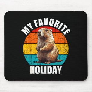 Mijn favoriete vakantie grappige Groundhog Day 202 Muismat
