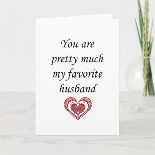 Mijn favoriete Valentijnshusband Kaart