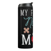 Mijn favoriete verpleegster belt me mijn favoriete thermosbeker (Gedraaid links)