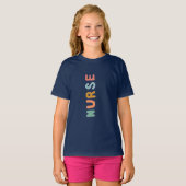 Mijn favoriete verpleegster is mijn moeder Schatti T-shirt (Voorkant volledig)