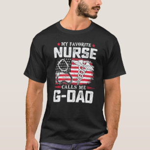 Mijn favoriete verpleegster noemt me G papa vintag T-shirt