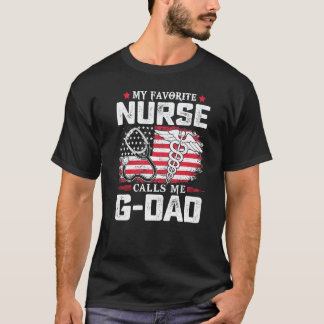 Mijn favoriete verpleegster noemt me G papa vintag T-shirt