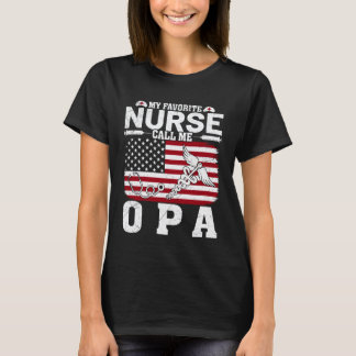 Mijn favoriete verpleegster noemt me Opa Vintage A T-shirt