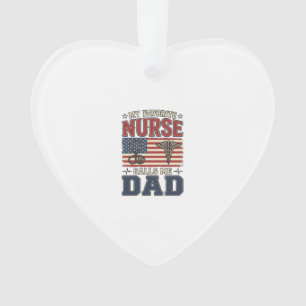 Mijn favoriete verpleegster noemt me papa vintage  ornament