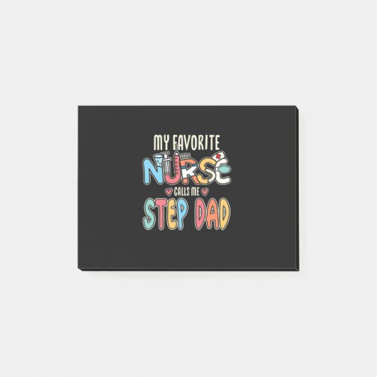 Mijn favoriete verpleegster noemt me Stap Pap Post-it® Notes (Voorkant)