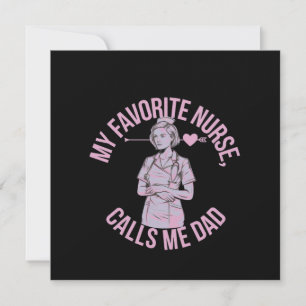 Mijn favoriete verpleegster noemt me vader de perf kaart