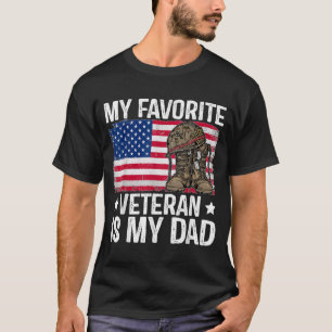 Mijn favoriete veteraan is de militaire dag van mi t-shirt