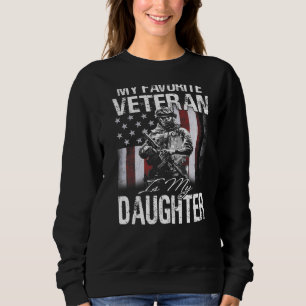 Mijn favoriete veteraan is mijn dochter van de VS  Trui