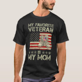 Mijn favoriete veteraan is mijn mama Combat Boots  T-shirt (Voorkant)
