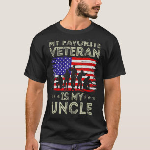 Mijn favoriete veteraan is mijn oom-Amerikaanse vl T-shirt