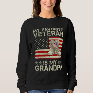 Mijn favoriete veteraan is mijn opa Combat Boots A Trui