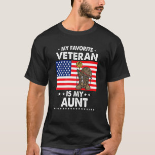 Mijn favoriete veteraan is mijn tante van ons, tan t-shirt