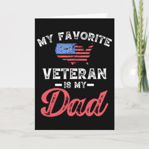 Mijn favoriete veteraan is mijn vader Militair Vet Kaart