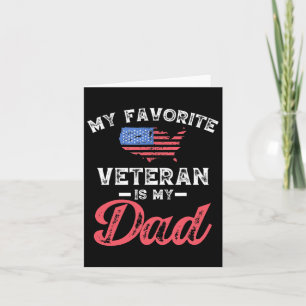 Mijn favoriete veteraan is mijn vader militaire ve kaart