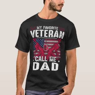 Mijn favoriete veteraan noemt me de dag van de Vet T-shirt