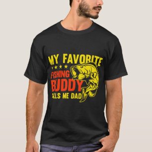 Mijn Favoriete Vissende Vriend roept me Papa T-shirt