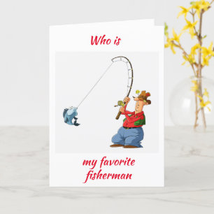 ** MIJN FAVORIETE VISSER** OP JE VERJAARDAG KAART